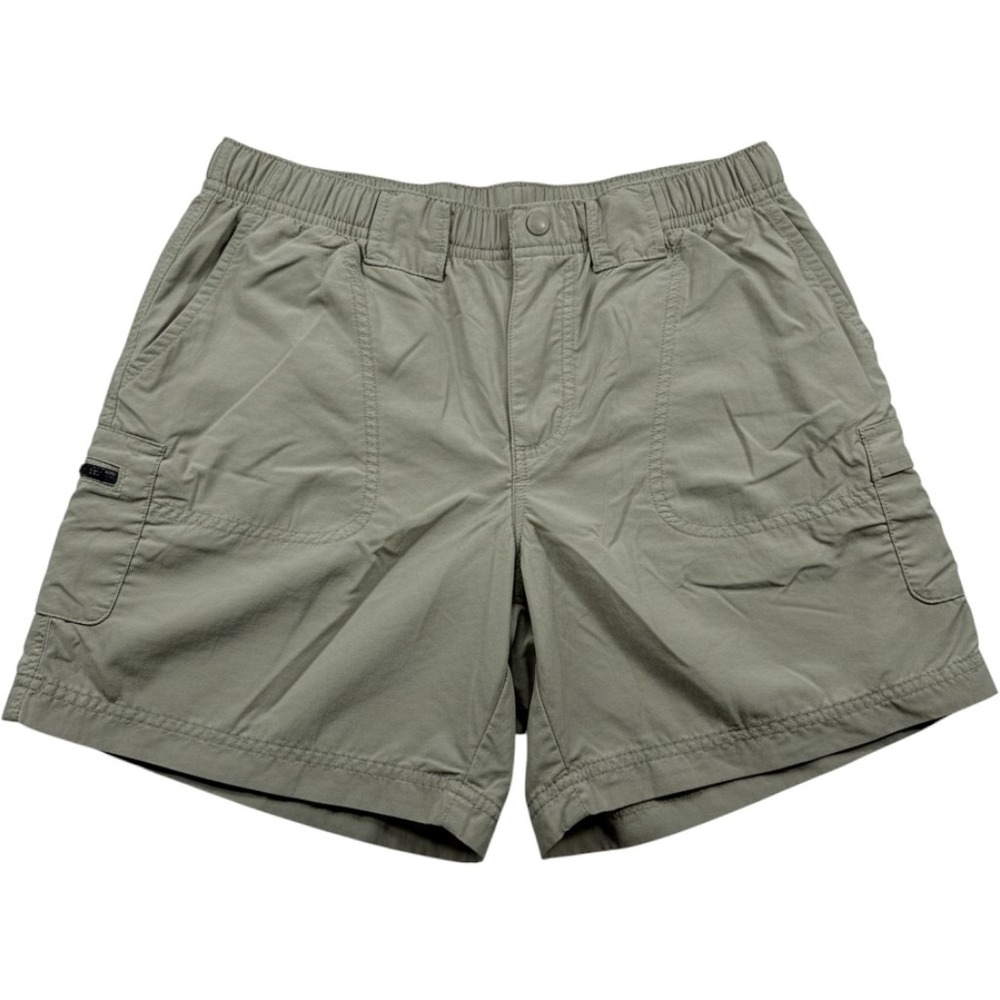 Columbia Sportswear Women Tan Khaki Nylon Cargo Hiking Shorts Size Small
